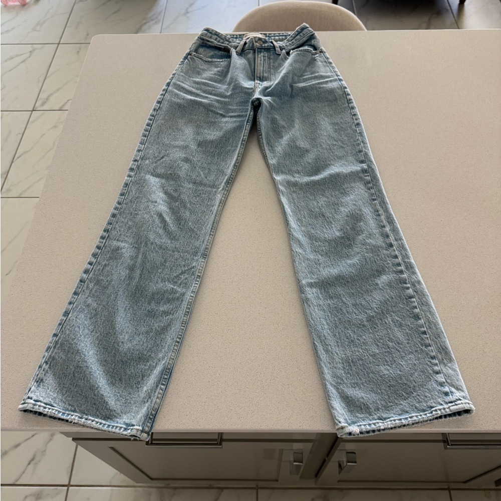 Abercrombie curve love 90’s relaxed wide leg jeans